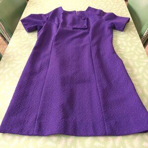 Vintage 60s gogo girl purple dress